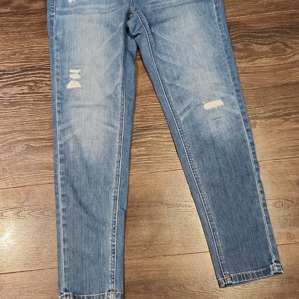❤️ WHITE HOUSE BLACK MARKET DISTRESSED GIRLFRIEND JEANS, 2 (26) - Picture 4 of 7